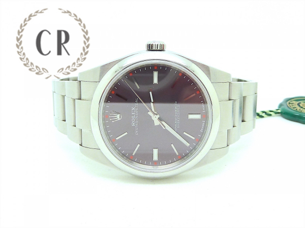 ROLEX OYSTER 39MM RED GRAPE